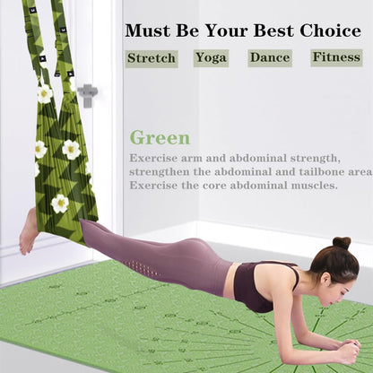 Waist Back Leg Stretch Strap/Yoga Fitness Band, Leg Stretching Assist Trainer, Yoga Stretcher, Back Bend Split Inversion Strap for Fitness, Dance, Ballet, Gymnastics