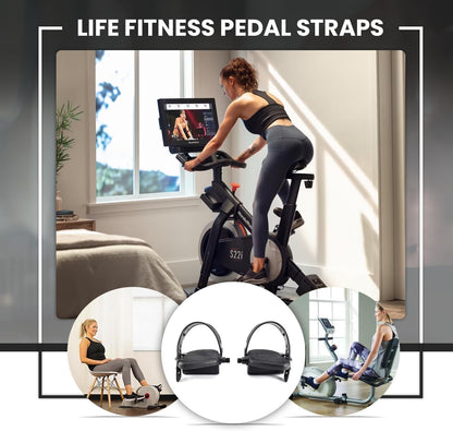 Wes-lo Pro-Form 1/2 Inch Spindle Pedal Set Replacement for Upright Stationary Exercise Bikes, Durable Left and Right Pedals for Indoor Cycling Equipment