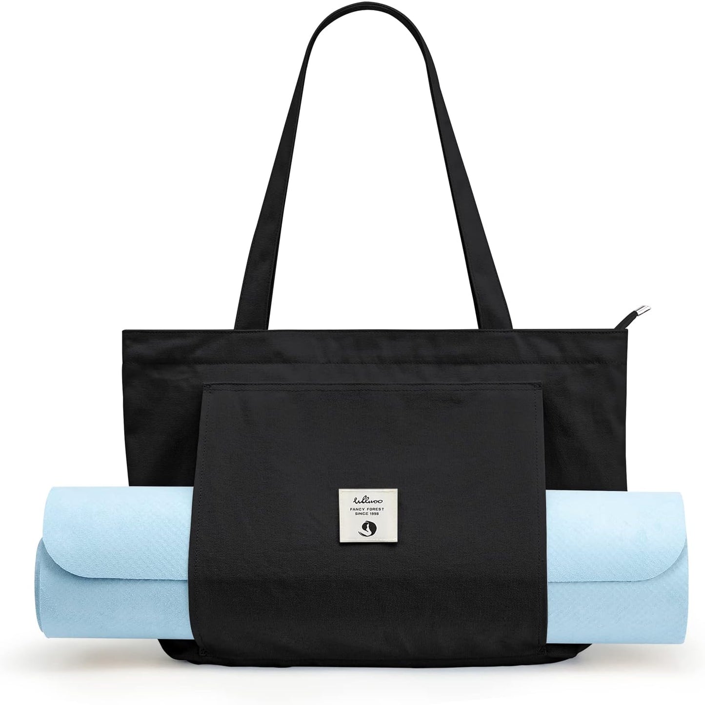 Yoga Bags for Women with Yoga Mats Bags Carrier Carryall Canvas Tote for Pilates Shoulder for Travel Office Beach Workout