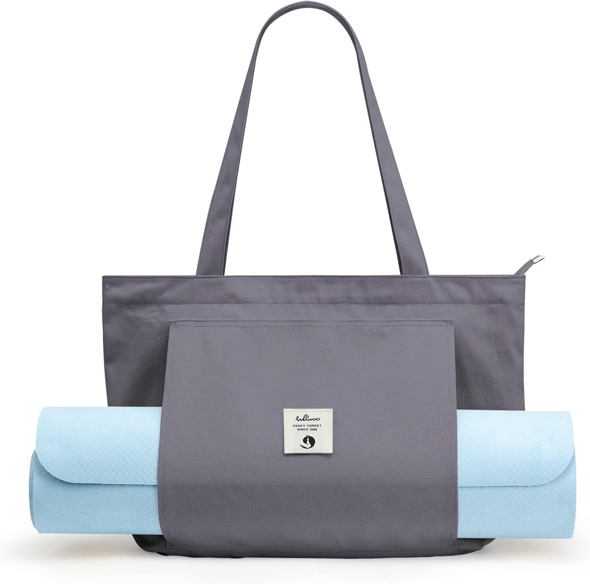 Yoga Bags for Women with Yoga Mats Bags Carrier Carryall Canvas Tote for Pilates Shoulder for Travel Office Beach Workout