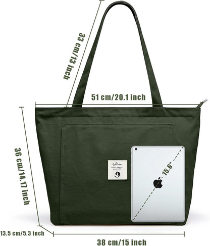 Yoga Bags for Women with Yoga Mats Bags Carrier Carryall Canvas Tote for Pilates Shoulder for Travel Office Beach Workout