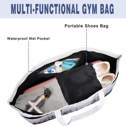 Yoga Mat Bag Yoga Mat Carrier with Shoes Compartment & Wet Pocket Pilates Bag with Zipper Pockets & Yoga Mat Holder Strap Yoga Bags and Carriers Fits All Your Stuff