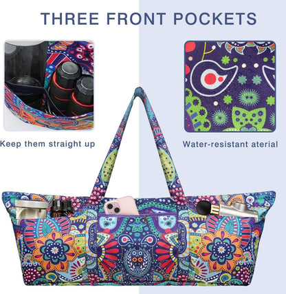 Yoga Mat Bag Yoga Mat Carrier with Shoes Compartment & Wet Pocket Pilates Bag with Zipper Pockets & Yoga Mat Holder Strap Yoga Bags and Carriers Fits All Your Stuff