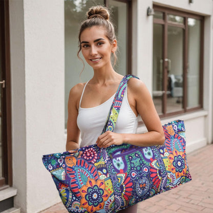 Yoga Mat Bag Yoga Mat Carrier with Shoes Compartment & Wet Pocket Pilates Bag with Zipper Pockets & Yoga Mat Holder Strap Yoga Bags and Carriers Fits All Your Stuff