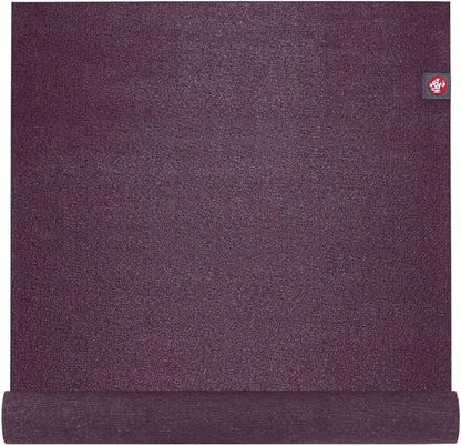 eKO SuperLite Yoga Mat - 1.5mm Natural Rubber | Foldable & Travel Friendly | Soft Textured Surface | Eco-friendly