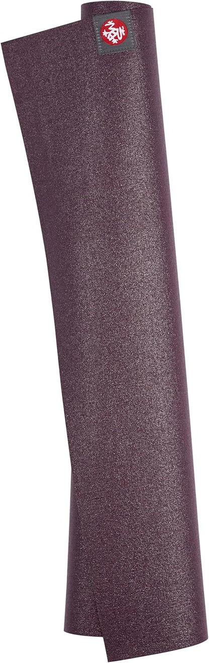 eKO SuperLite Yoga Mat - 1.5mm Natural Rubber | Foldable & Travel Friendly | Soft Textured Surface | Eco-friendly