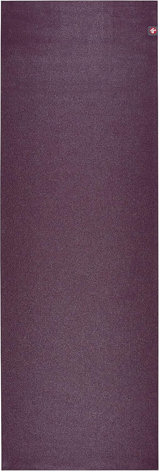 eKO SuperLite Yoga Mat - 1.5mm Natural Rubber | Foldable & Travel Friendly | Soft Textured Surface | Eco-friendly
