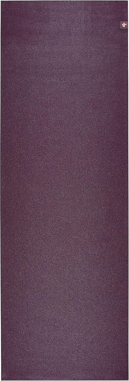 eKO SuperLite Yoga Mat - 1.5mm Natural Rubber | Foldable & Travel Friendly | Soft Textured Surface | Eco-friendly