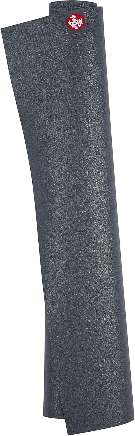 eKO SuperLite Yoga Mat - 1.5mm Natural Rubber | Foldable & Travel Friendly | Soft Textured Surface | Eco-friendly