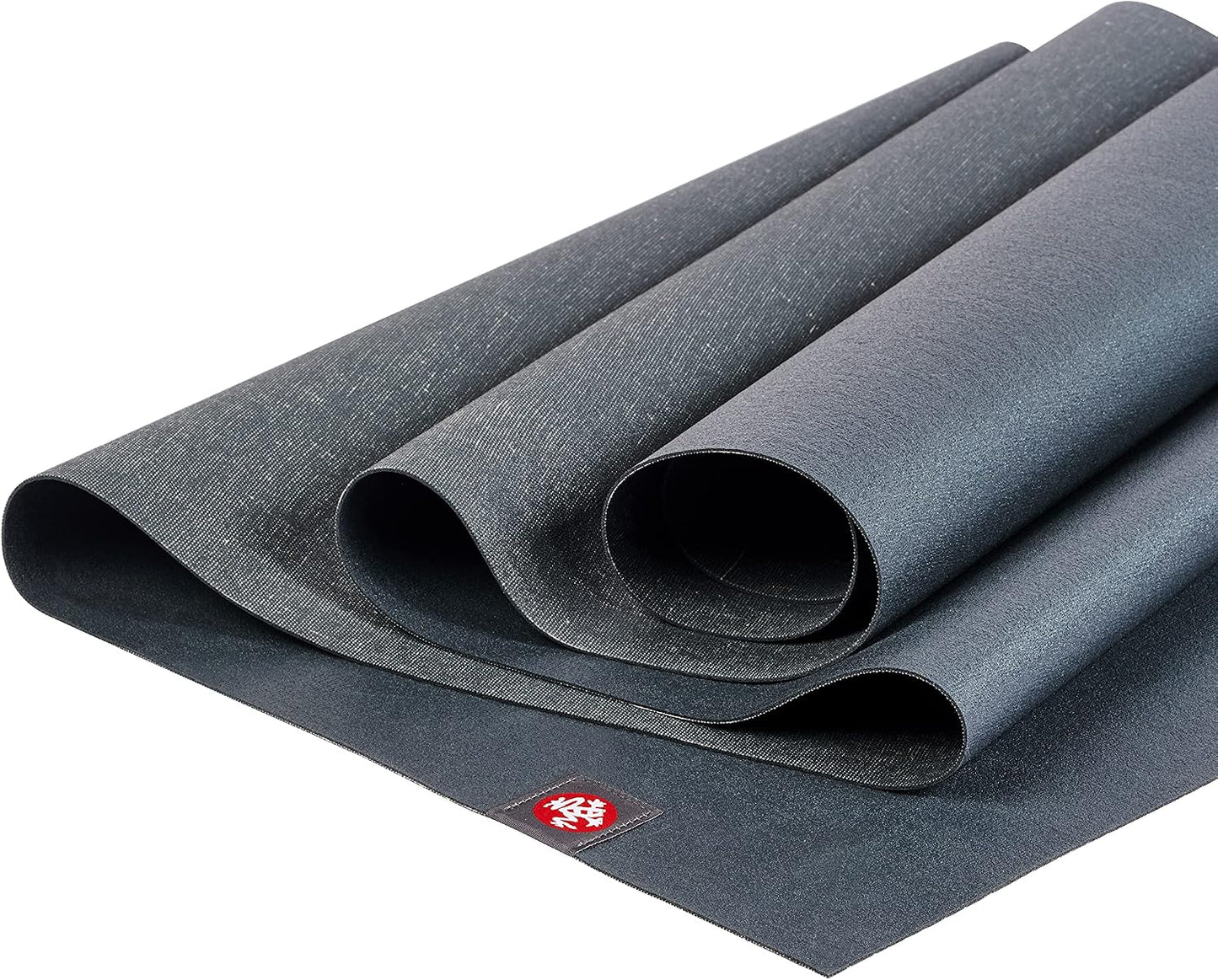 eKO SuperLite Yoga Mat - 1.5mm Natural Rubber | Foldable & Travel Friendly | Soft Textured Surface | Eco-friendly