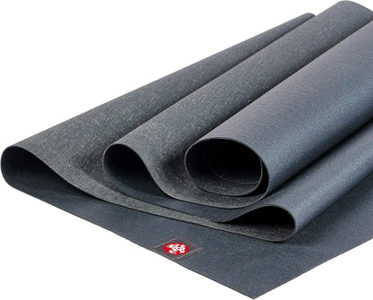 eKO SuperLite Yoga Mat - 1.5mm Natural Rubber | Foldable & Travel Friendly | Soft Textured Surface | Eco-friendly
