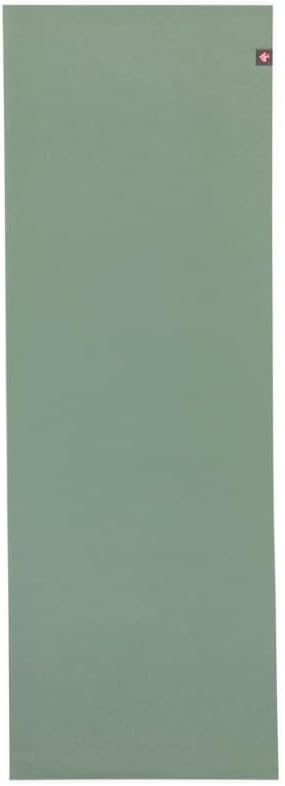 eKO SuperLite Yoga Mat - 1.5mm Natural Rubber | Foldable & Travel Friendly | Soft Textured Surface | Eco-friendly