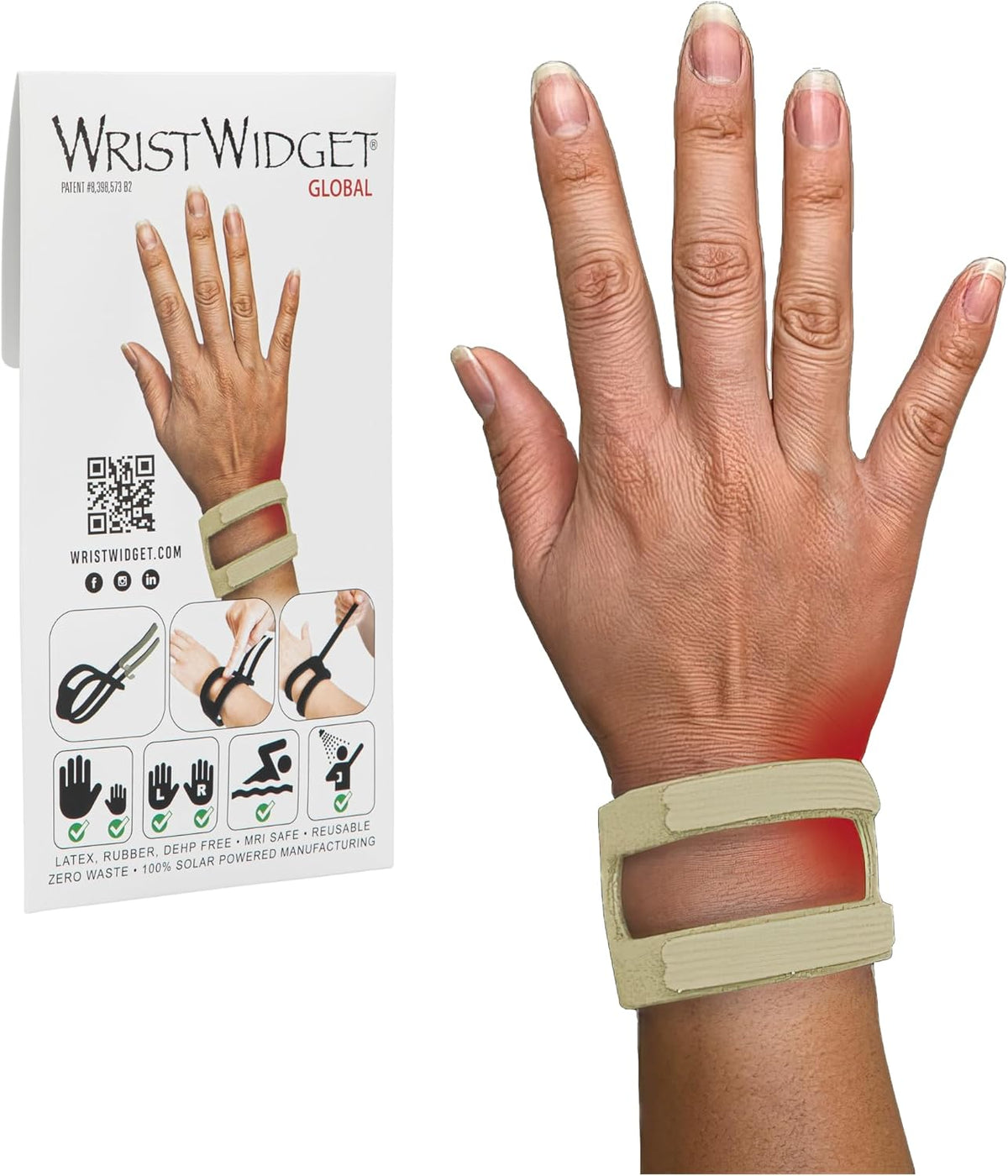 ® Wrist Brace for TFCC Tears, One Size fits most. For Left and Right Wrists, Support for Weight Bearing Strain, Exercise