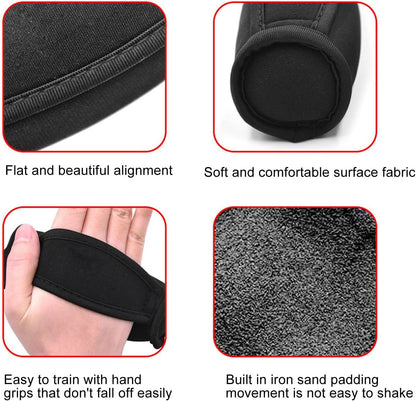 Handheld Soft Dumbbells with Strap for Fitness Walking Running - Compact Weighted Sandbag Dumbell Set for Men and Women