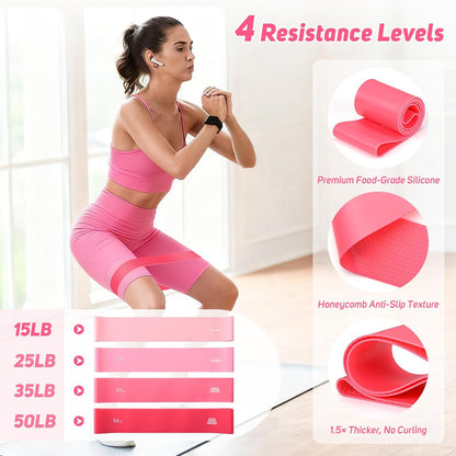 Asten Home Pilates Kit for Women: Pilates Equipment Pilates Ring and Ball Set with Resistance Bands, Core Slider, Foam Roller, Pilates Essentials Kit for Beginner Home Workout, Compact Toning Fitness