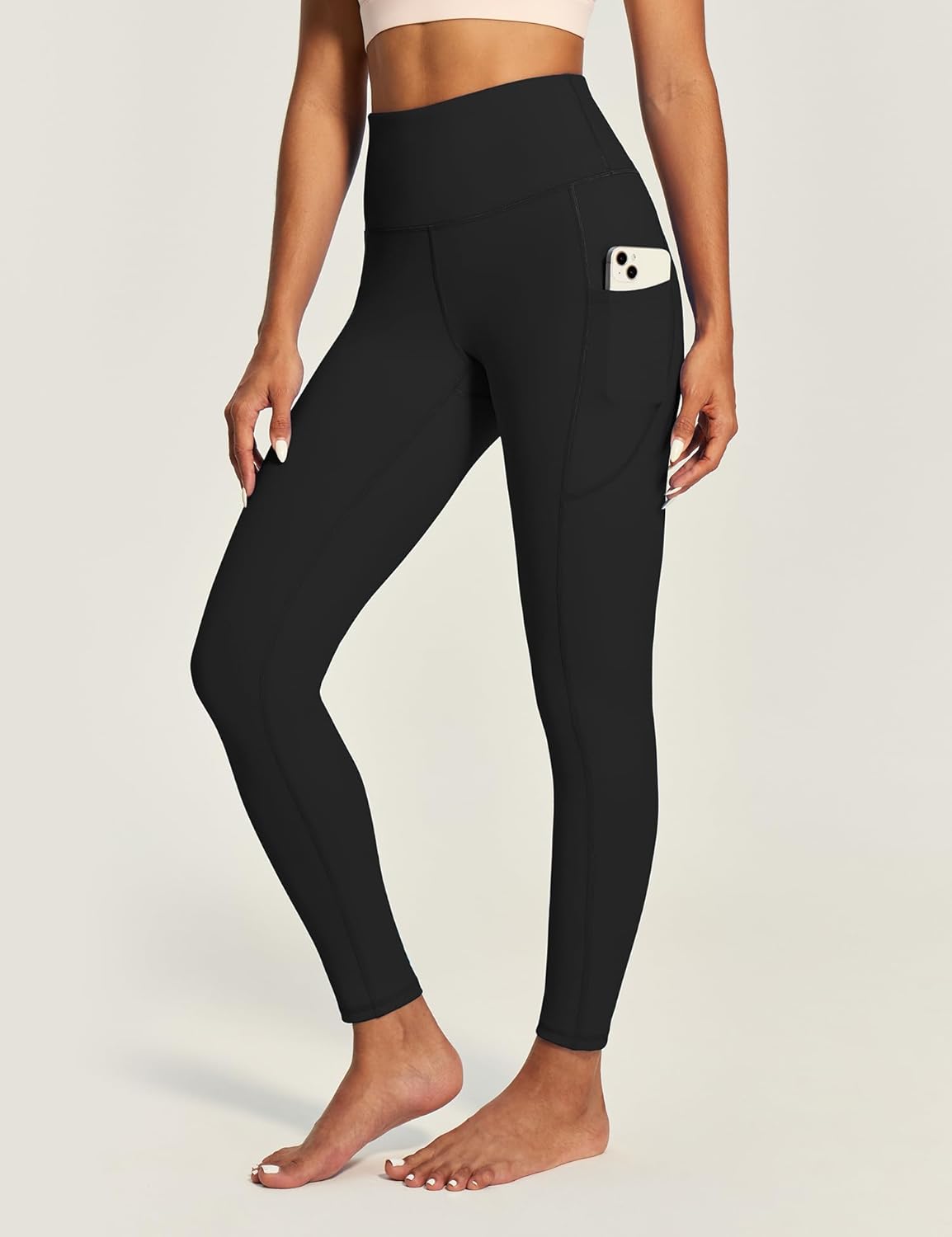 IUGA High Waist Yoga Pants with Pockets, Leggings for Women Tummy Control, Workout Leggings for Women 4 Way Stretch