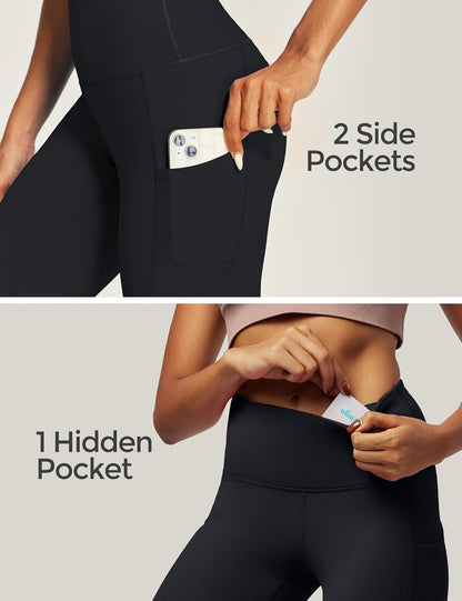 IUGA High Waist Yoga Pants with Pockets, Leggings for Women Tummy Control, Workout Leggings for Women 4 Way Stretch