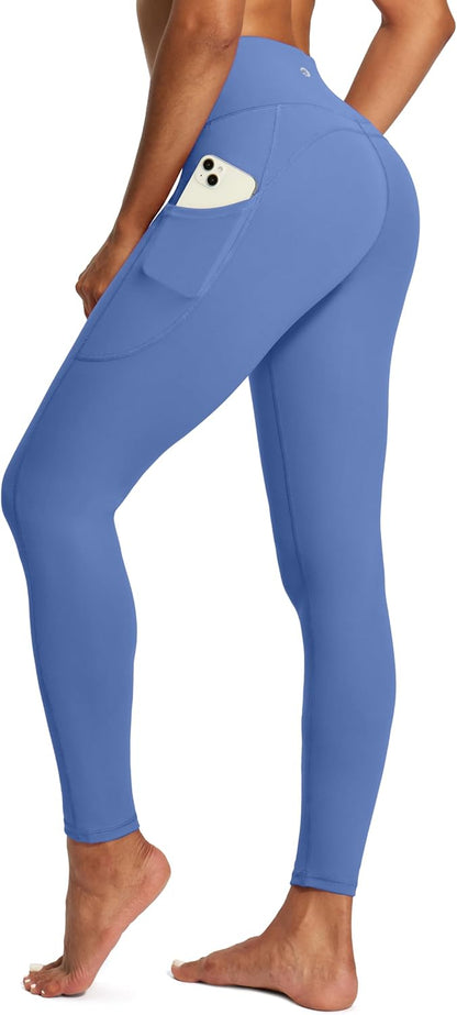 IUGA High Waist Yoga Pants with Pockets, Leggings for Women Tummy Control, Workout Leggings for Women 4 Way Stretch