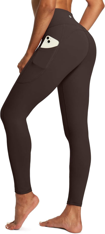 IUGA High Waist Yoga Pants with Pockets, Leggings for Women Tummy Control, Workout Leggings for Women 4 Way Stretch