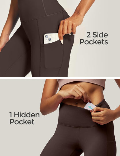 IUGA High Waist Yoga Pants with Pockets, Leggings for Women Tummy Control, Workout Leggings for Women 4 Way Stretch
