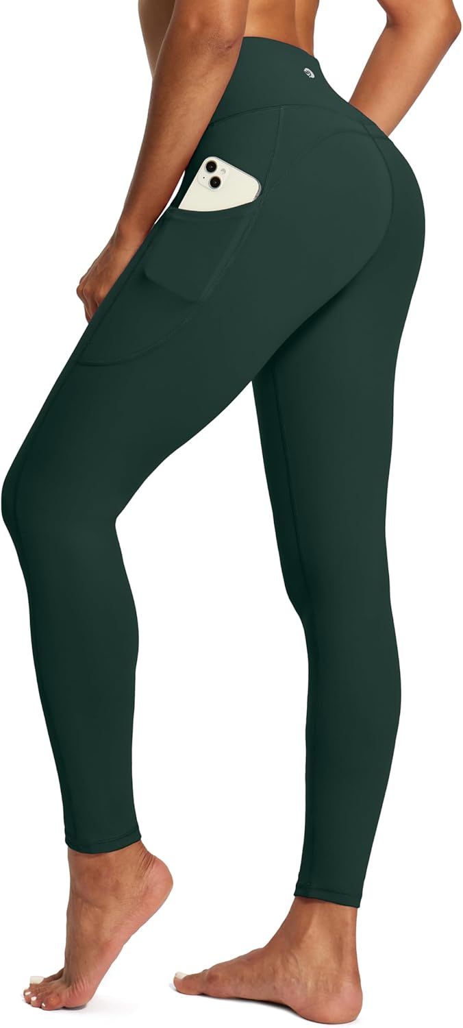IUGA High Waist Yoga Pants with Pockets, Leggings for Women Tummy Control, Workout Leggings for Women 4 Way Stretch