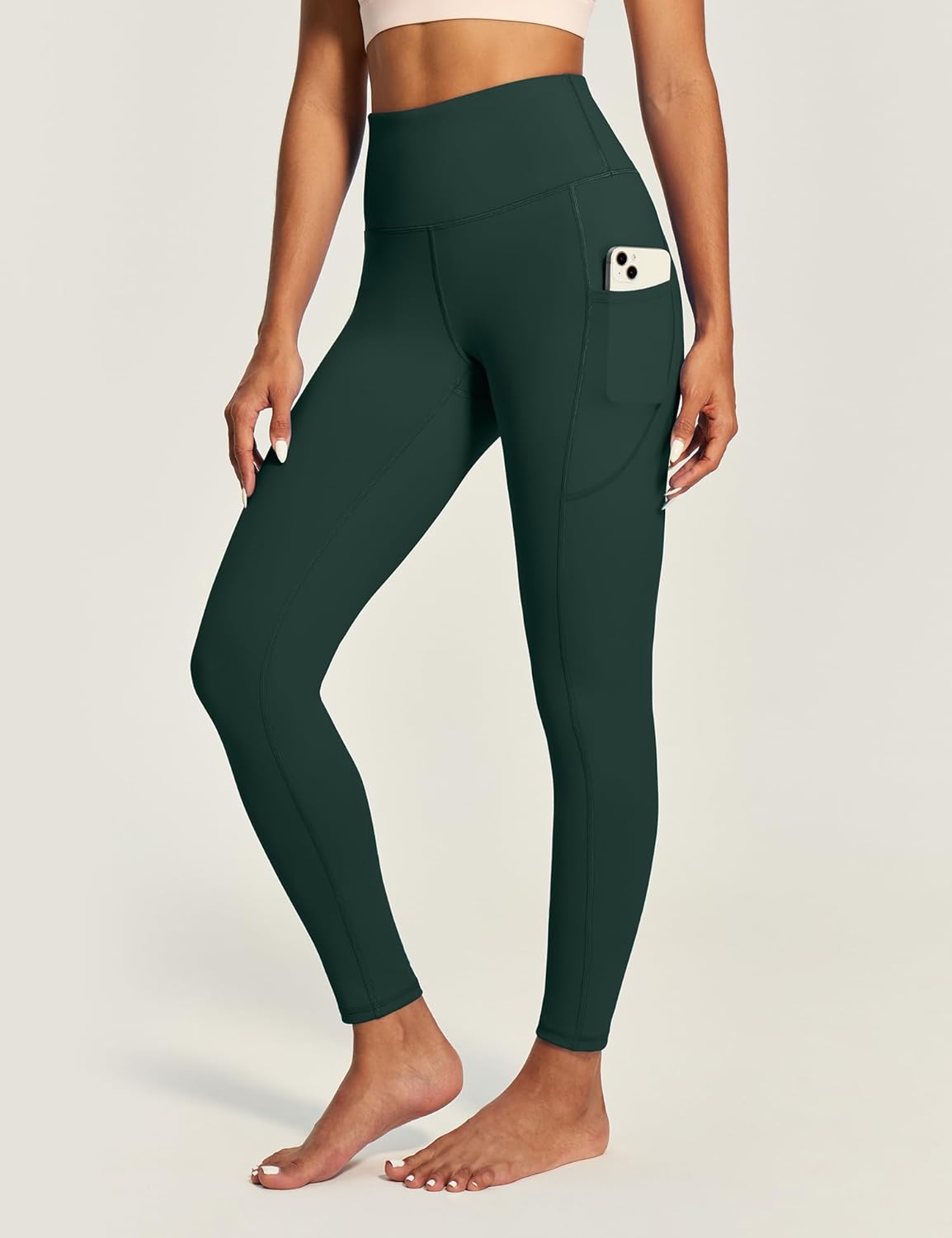 IUGA High Waist Yoga Pants with Pockets, Leggings for Women Tummy Control, Workout Leggings for Women 4 Way Stretch