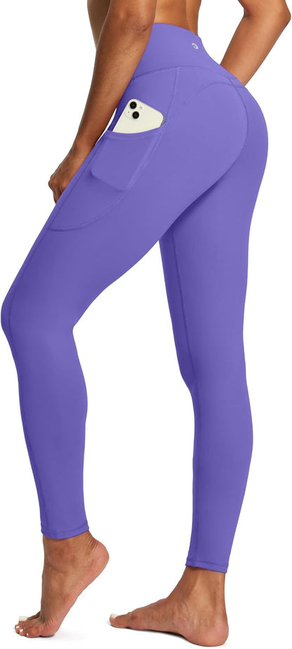 IUGA High Waist Yoga Pants with Pockets, Leggings for Women Tummy Control, Workout Leggings for Women 4 Way Stretch