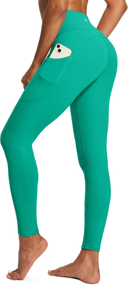 IUGA High Waist Yoga Pants with Pockets, Leggings for Women Tummy Control, Workout Leggings for Women 4 Way Stretch