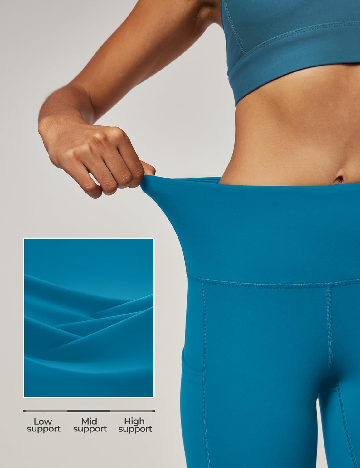 IUGA High Waist Yoga Pants with Pockets, Leggings for Women Tummy Control, Workout Leggings for Women 4 Way Stretch