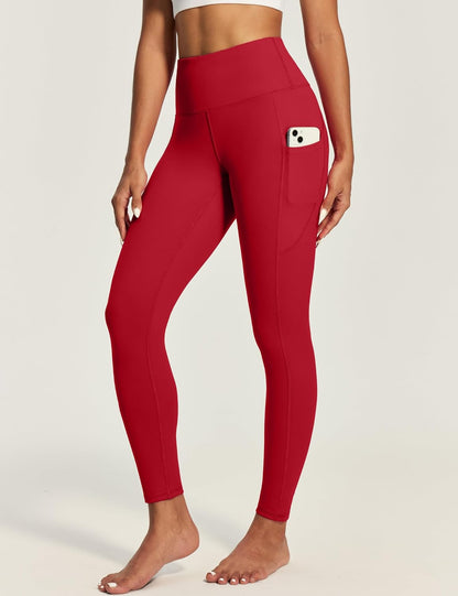IUGA High Waist Yoga Pants with Pockets, Leggings for Women Tummy Control, Workout Leggings for Women 4 Way Stretch