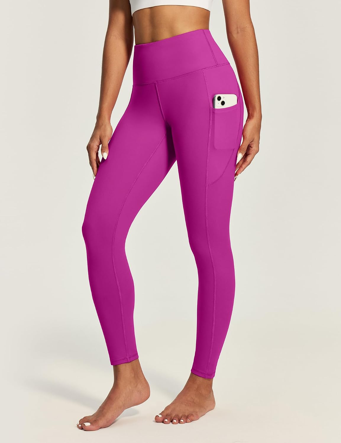 IUGA High Waist Yoga Pants with Pockets, Leggings for Women Tummy Control, Workout Leggings for Women 4 Way Stretch