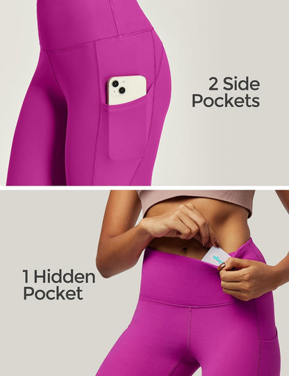 IUGA High Waist Yoga Pants with Pockets, Leggings for Women Tummy Control, Workout Leggings for Women 4 Way Stretch