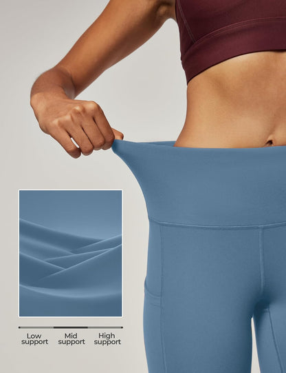 IUGA High Waist Yoga Pants with Pockets, Leggings for Women Tummy Control, Workout Leggings for Women 4 Way Stretch