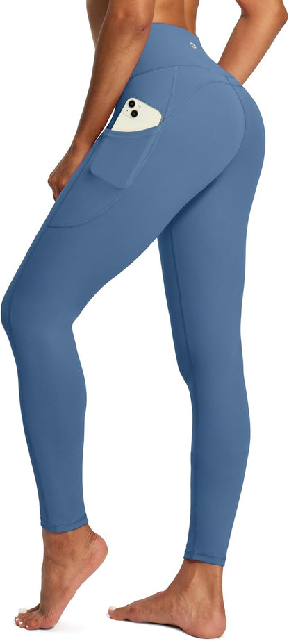 IUGA High Waist Yoga Pants with Pockets, Leggings for Women Tummy Control, Workout Leggings for Women 4 Way Stretch