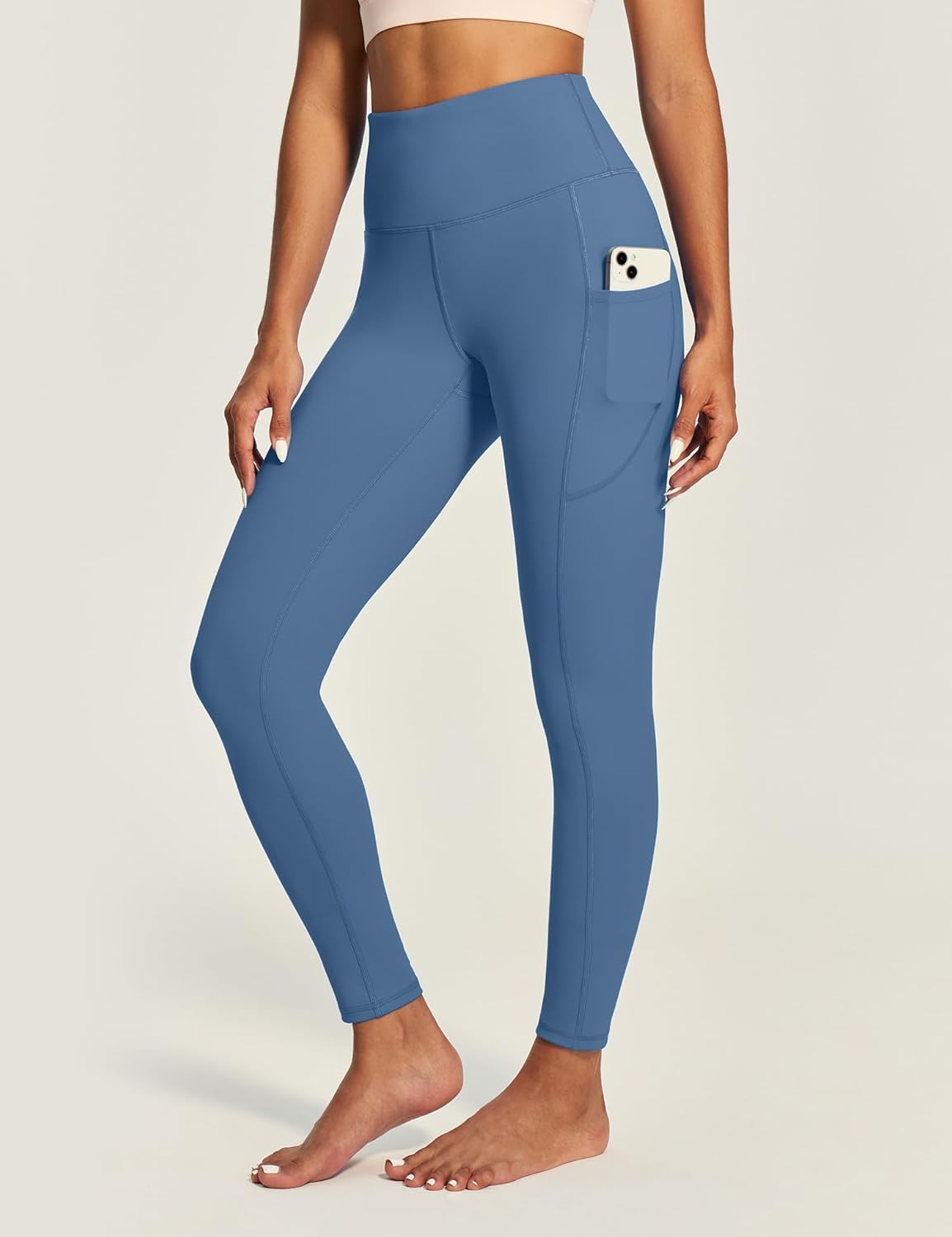 IUGA High Waist Yoga Pants with Pockets, Leggings for Women Tummy Control, Workout Leggings for Women 4 Way Stretch