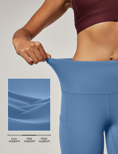 IUGA High Waist Yoga Pants with Pockets, Leggings for Women Tummy Control, Workout Leggings for Women 4 Way Stretch