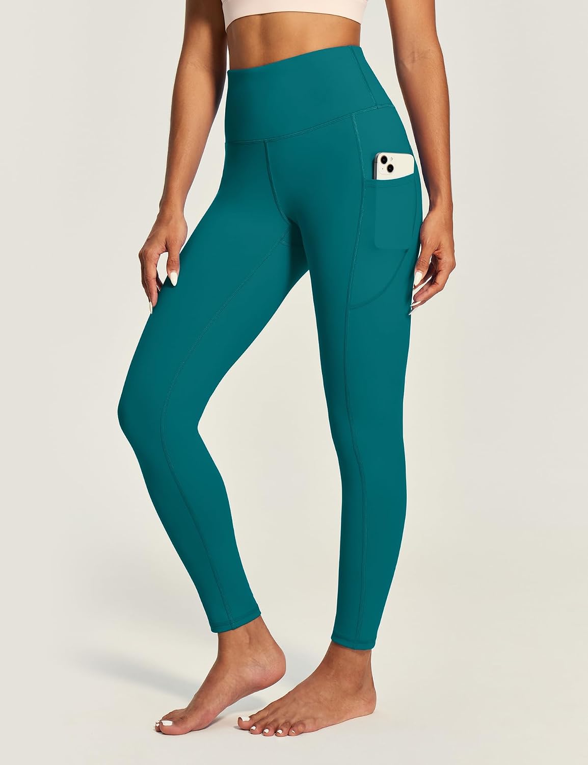 IUGA High Waist Yoga Pants with Pockets, Leggings for Women Tummy Control, Workout Leggings for Women 4 Way Stretch