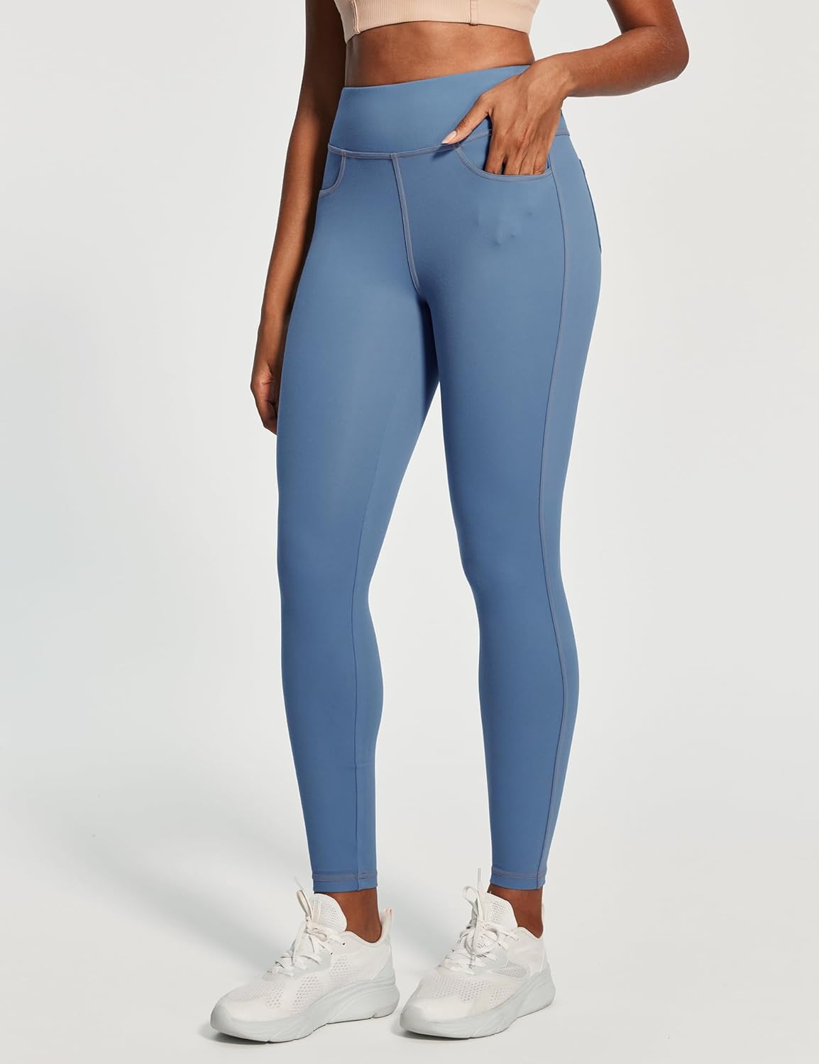IUGA High Waist Yoga Pants with Pockets, Leggings for Women Tummy Control, Workout Leggings for Women 4 Way Stretch
