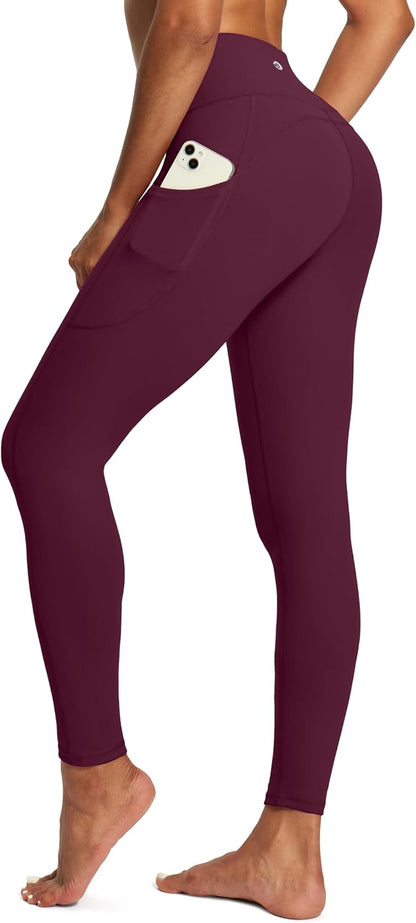 IUGA High Waist Yoga Pants with Pockets, Leggings for Women Tummy Control, Workout Leggings for Women 4 Way Stretch