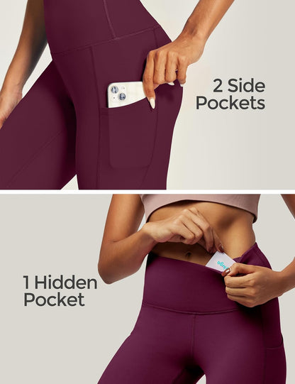 IUGA High Waist Yoga Pants with Pockets, Leggings for Women Tummy Control, Workout Leggings for Women 4 Way Stretch
