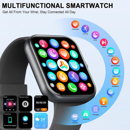 Smart Watch for Women (Answer/Make Call), 1.91"HD Smartwatch with Heart Rate/Sleep Monitor/Pedometer/Calories, 2026 Fitness Watch 110+ Sport Modes IP68 Waterproof Activity Tracker for Android iOS Pink