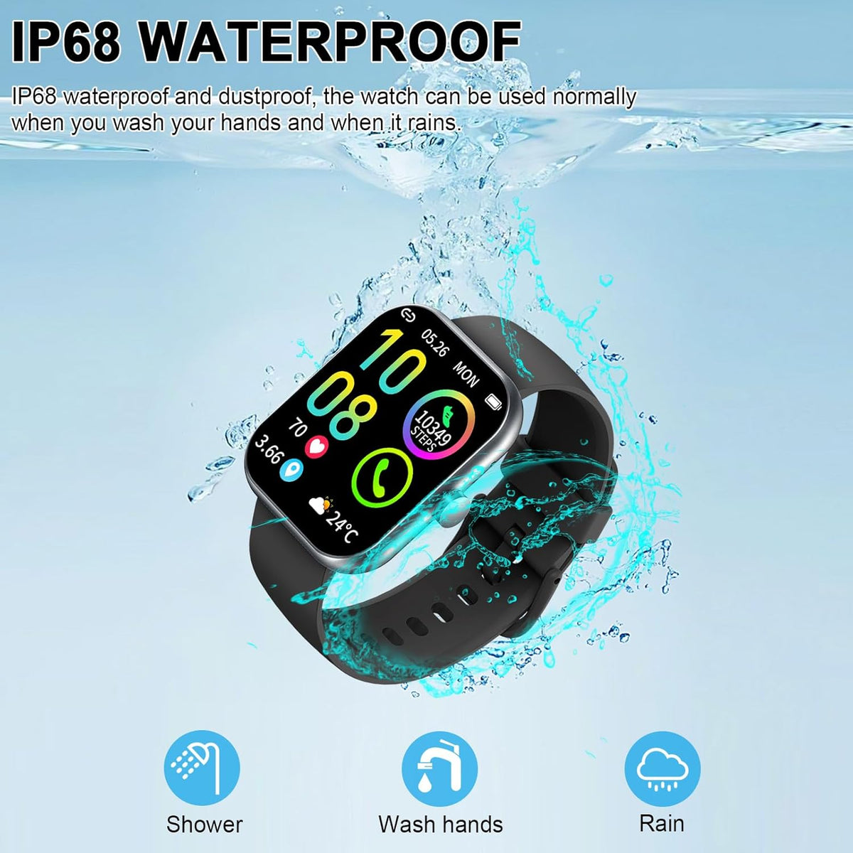 Smart Watch for Women (Answer/Make Call), 1.91"HD Smartwatch with Heart Rate/Sleep Monitor/Pedometer/Calories, 2026 Fitness Watch 110+ Sport Modes IP68 Waterproof Activity Tracker for Android iOS Pink