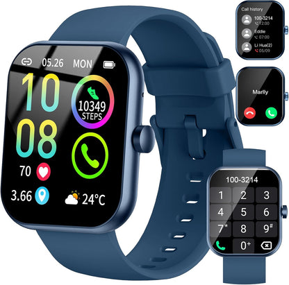 Smart Watch for Women (Answer/Make Call), 1.91"HD Smartwatch with Heart Rate/Sleep Monitor/Pedometer/Calories, 2026 Fitness Watch 110+ Sport Modes IP68 Waterproof Activity Tracker for Android iOS Pink