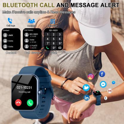 Smart Watch for Women (Answer/Make Call), 1.91"HD Smartwatch with Heart Rate/Sleep Monitor/Pedometer/Calories, 2026 Fitness Watch 110+ Sport Modes IP68 Waterproof Activity Tracker for Android iOS Pink