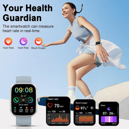 Smart Watch for Women (Answer/Make Call), 1.91"HD Smartwatch with Heart Rate/Sleep Monitor/Pedometer/Calories, 2026 Fitness Watch 110+ Sport Modes IP68 Waterproof Activity Tracker for Android iOS Pink
