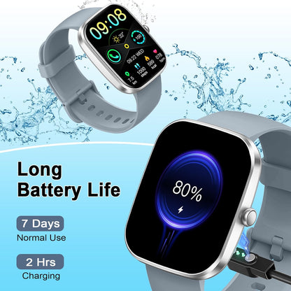 Smart Watch for Women (Answer/Make Call), 1.91"HD Smartwatch with Heart Rate/Sleep Monitor/Pedometer/Calories, 2026 Fitness Watch 110+ Sport Modes IP68 Waterproof Activity Tracker for Android iOS Pink