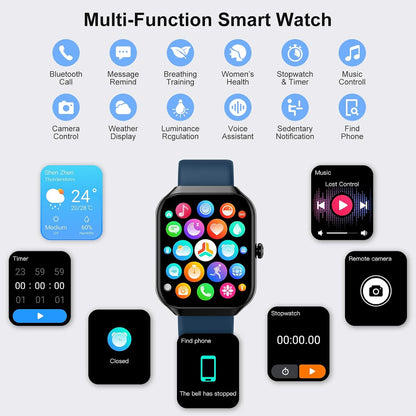 Smart Watch for Women (Answer/Make Call), 1.91"HD Smartwatch with Heart Rate/Sleep Monitor/Pedometer/Calories, 2026 Fitness Watch 110+ Sport Modes IP68 Waterproof Activity Tracker for Android iOS Pink