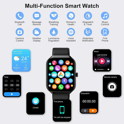 Smart Watch for Women (Answer/Make Call), 1.91"HD Smartwatch with Heart Rate/Sleep Monitor/Pedometer/Calories, 2026 Fitness Watch 110+ Sport Modes IP68 Waterproof Activity Tracker for Android iOS Pink