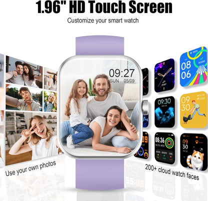 Smart Watch for Women (Answer/Make Call), 1.91"HD Smartwatch with Heart Rate/Sleep Monitor/Pedometer/Calories, 2026 Fitness Watch 110+ Sport Modes IP68 Waterproof Activity Tracker for Android iOS Pink