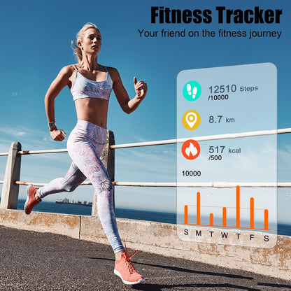Smart Watch for Women (Answer/Make Call), 1.91"HD Smartwatch with Heart Rate/Sleep Monitor/Pedometer/Calories, 2026 Fitness Watch 110+ Sport Modes IP68 Waterproof Activity Tracker for Android iOS Pink